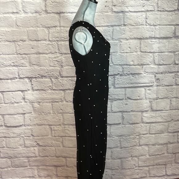 NWT Mac Duggal rhinestone beaded cocktail gown - Picture 4 of 12